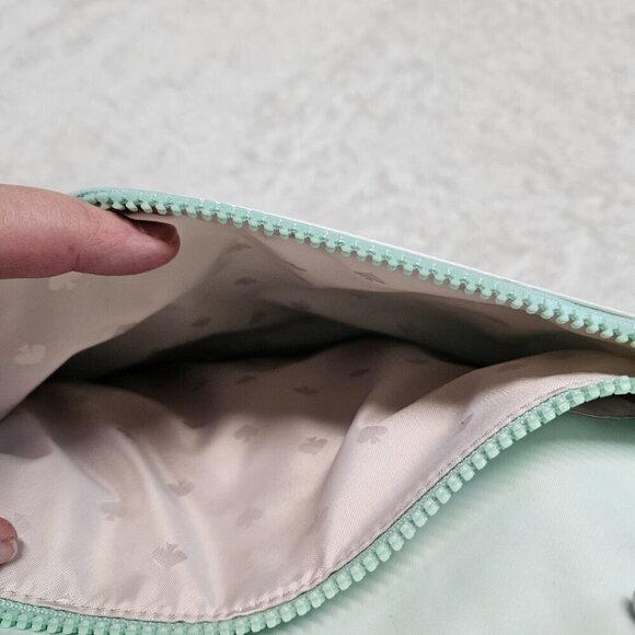 NWOT Kate Spade Jae Degrade White Mint Green Ombre Medium Satchel Hand bag Purse - Picture 7 of 16